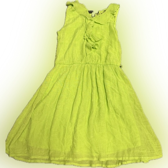 Amy Byer Vibrant Green Kids Dress - Picture 1 of 3